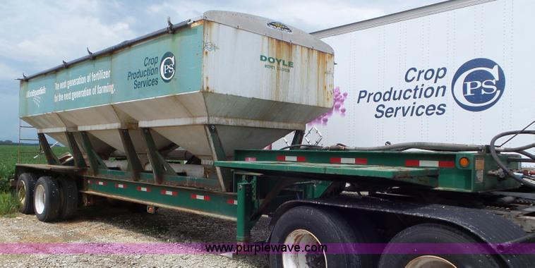 image for item L6907 2007 Doyle 74 tender trailer