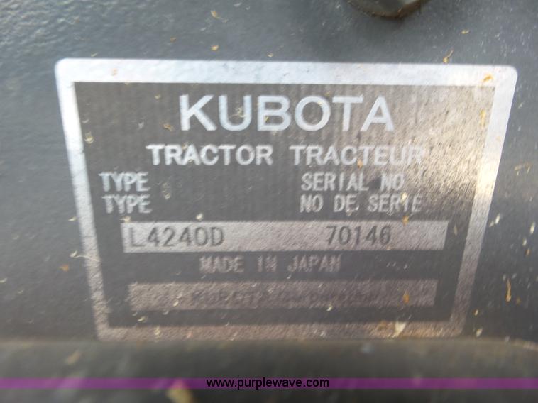 image for item L6910 2010 Kubota L4240 MFWD tractor with Auto Probe soil sampler