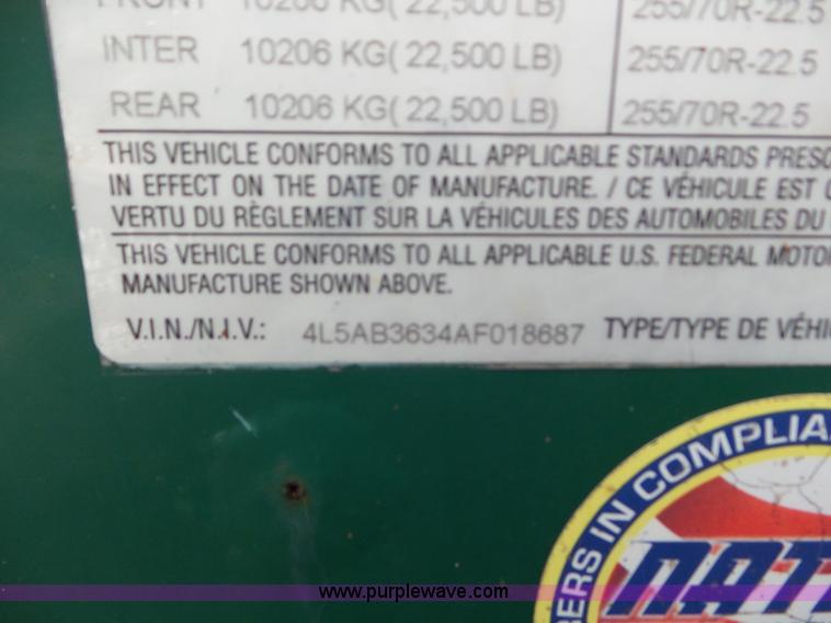 image for item L6919 2010 B&B tender trailer