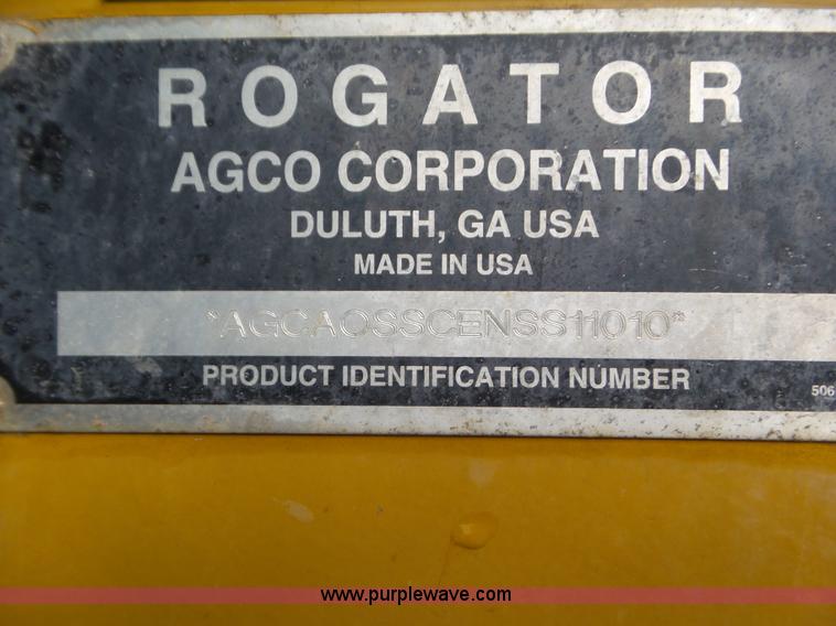 image for item L6926 2007 Ag-Chem RoGator 1074SS self-propelled applicator
