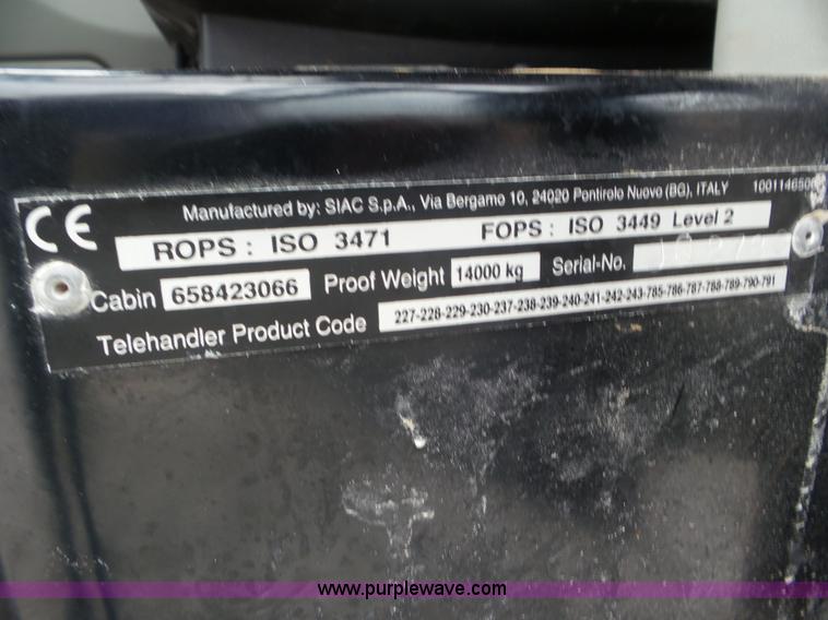 image for item L6943 2013 Caterpillar TH407C telehandler