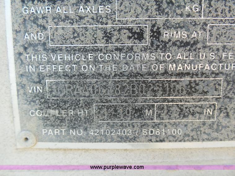 image for item DB4505 2002 Great Dane dry van trailer