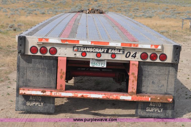 image for item G7471 2003 Transcraft Eagle RS2 flatbed trailer