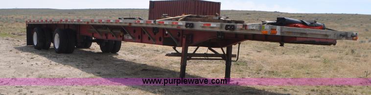 image for item G7471 2003 Transcraft Eagle RS2 flatbed trailer