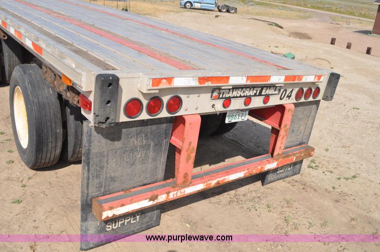 image for item G7471 2003 Transcraft Eagle RS2 flatbed trailer