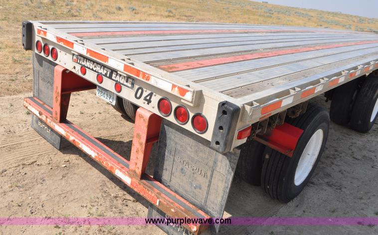 image for item G7471 2003 Transcraft Eagle RS2 flatbed trailer