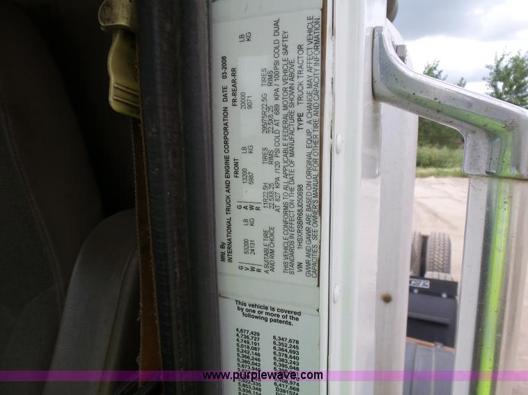 image for item J1648 2008 International 5900i semi truck