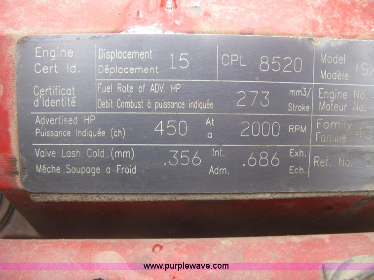 image for item J2753 2005 International Eagle 9400i semi truck