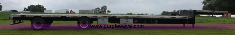image for item K1608 2010 Fontaine drop deck equipment trailer