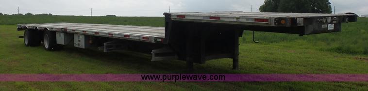 image for item K1608 2010 Fontaine drop deck equipment trailer