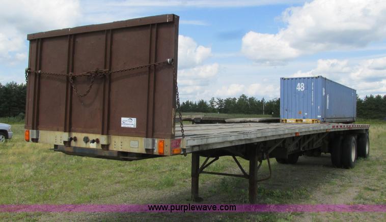 image for item K4118 1995 Transcraft Eagle flatbed trailer