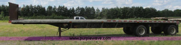 image for item K4118 1995 Transcraft Eagle flatbed trailer