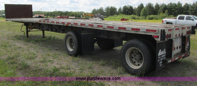 image for item K4118 1995 Transcraft Eagle flatbed trailer