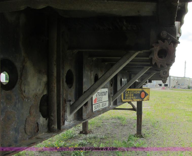 image for item K4118 1995 Transcraft Eagle flatbed trailer