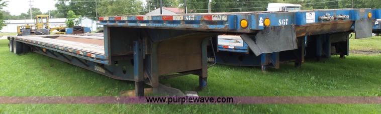 image for item K5704 2002 Doonan 482DB14B drop deck equipment trailer