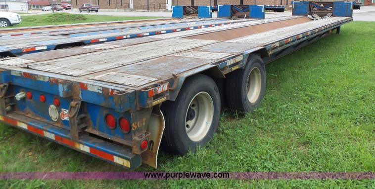 image for item K5704 2002 Doonan 482DB14B drop deck equipment trailer