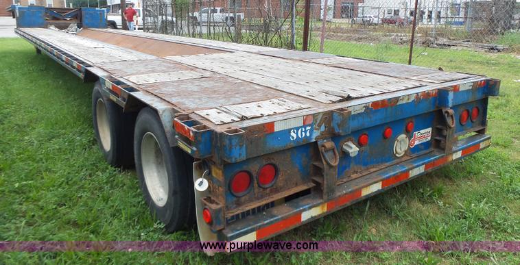 image for item K5704 2002 Doonan 482DB14B drop deck equipment trailer