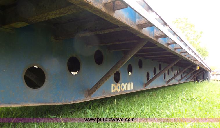 image for item K5704 2002 Doonan 482DB14B drop deck equipment trailer