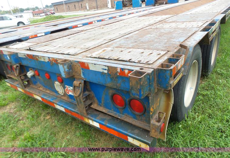 image for item K5704 2002 Doonan 482DB14B drop deck equipment trailer