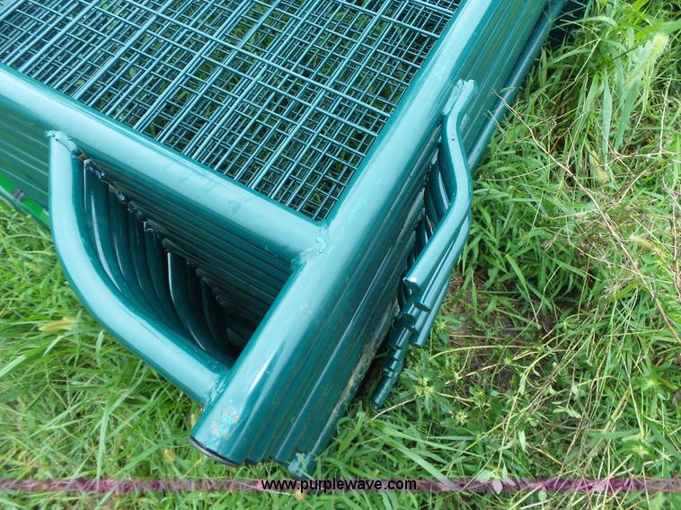 image for item BX9205 (46) metal fence panels