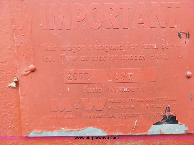 image for item BZ9838 M&W gravity wagon