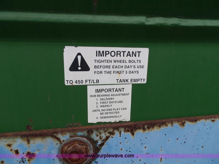 image for item CD9186 Balzer honey wagon