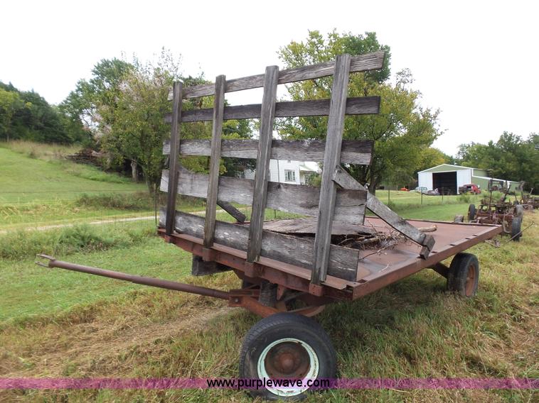 image for item CD9432 Shop built hay trailer