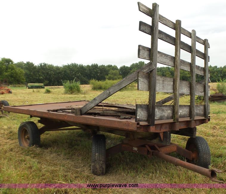 image for item CD9432 Shop built hay trailer