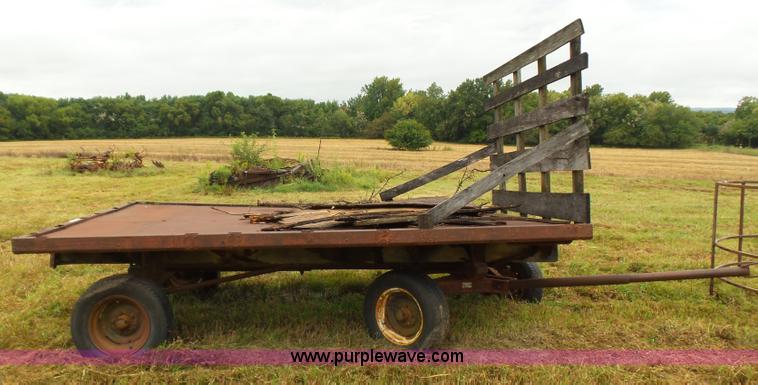 image for item CD9432 Shop built hay trailer