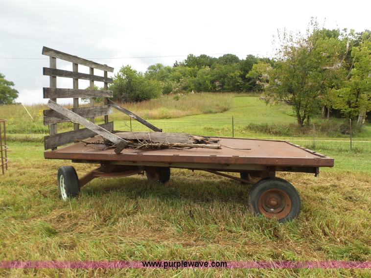 image for item CD9432 Shop built hay trailer