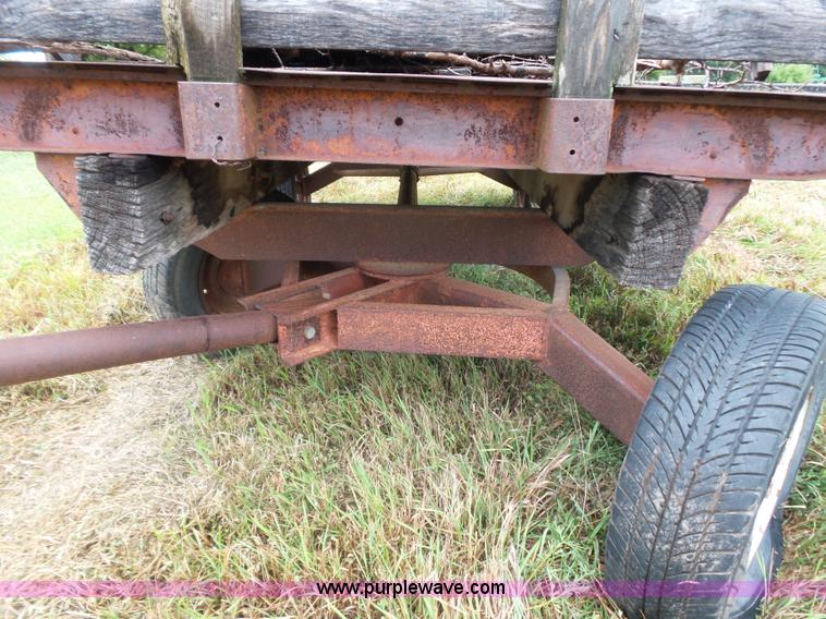 image for item CD9432 Shop built hay trailer