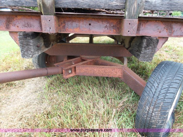 image for item CD9432 Shop built hay trailer