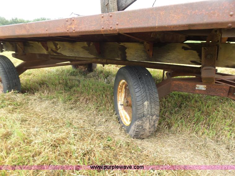 image for item CD9432 Shop built hay trailer
