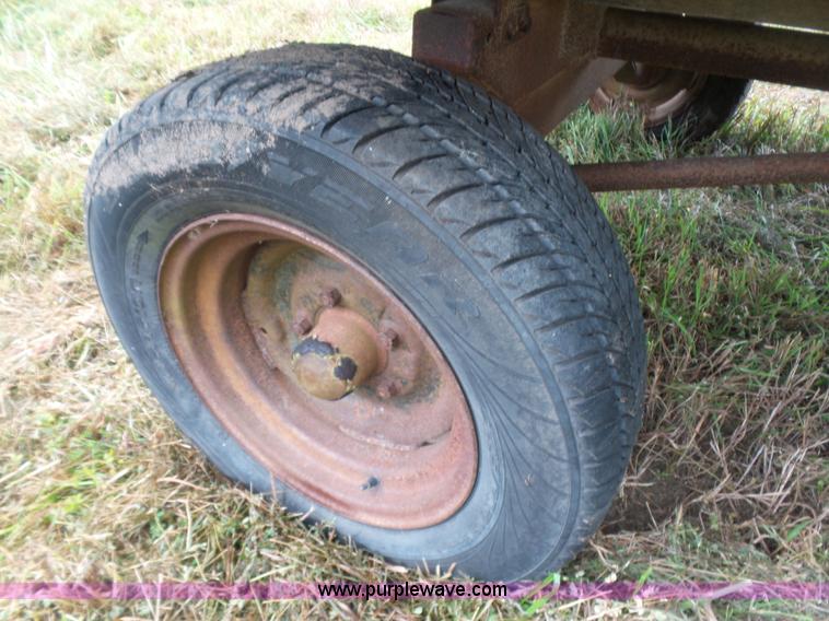 image for item CD9432 Shop built hay trailer
