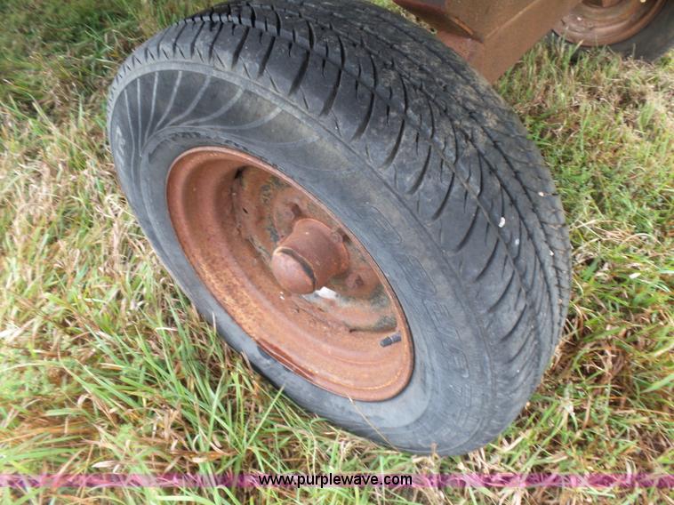 image for item CD9432 Shop built hay trailer