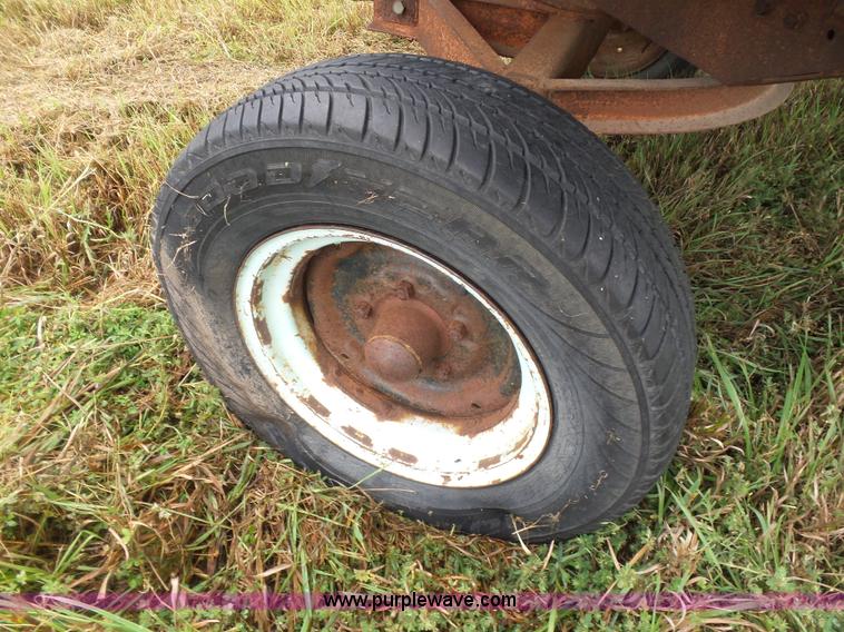 image for item CD9432 Shop built hay trailer