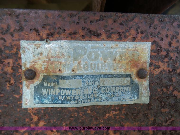 image for item CD9432 Shop built hay trailer