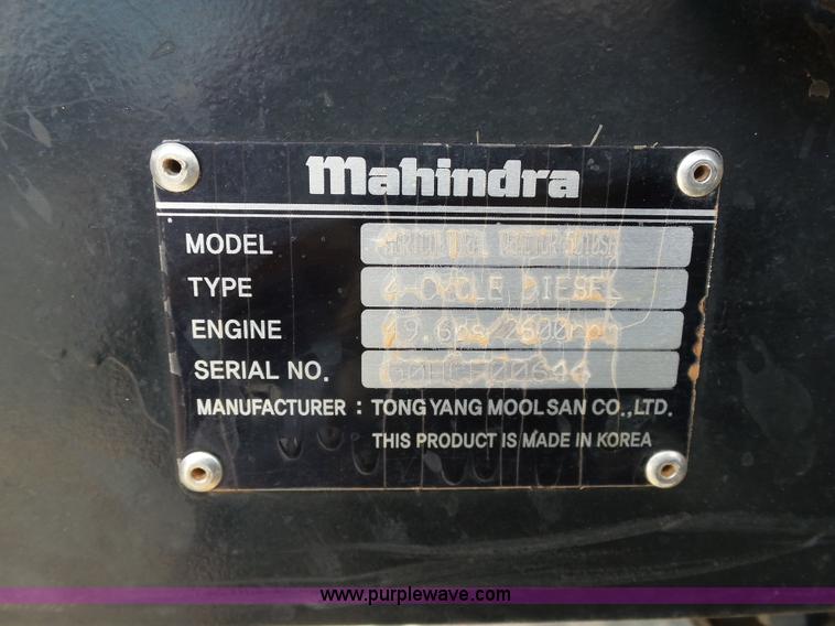 image for item DB4519 2014 Mahindra 5010HST MFWD tractor