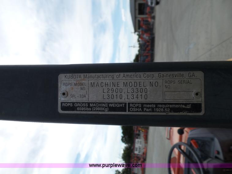 image for item DB4520 Kubota L3010GST MFWD tractor