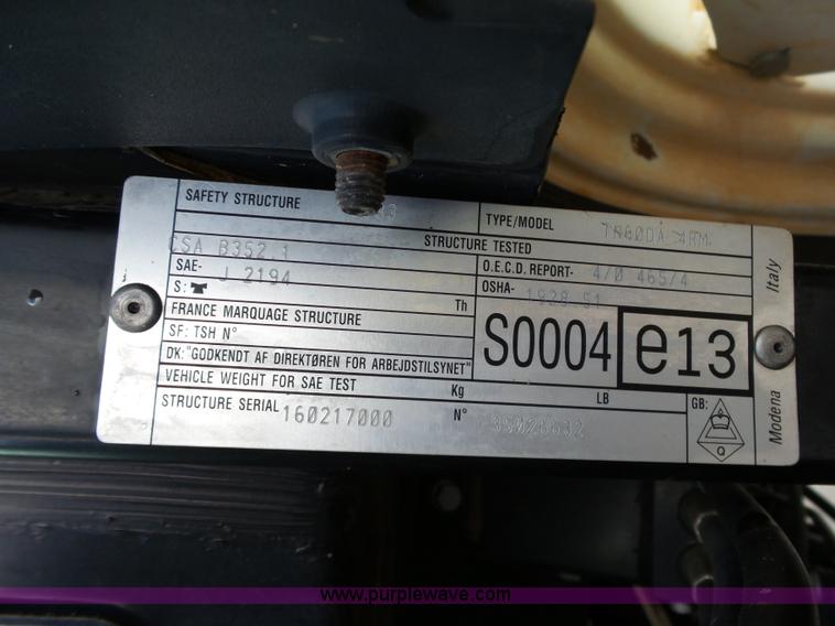 image for item DB4529 2009 New Holland TN60DA MFWD tractor