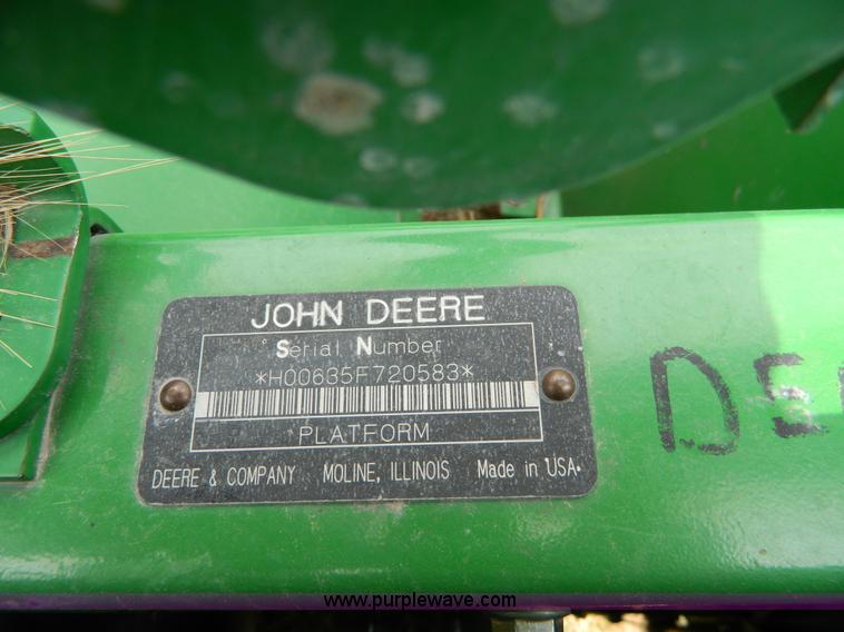 image for item J5088 2006 John Deere 635F flex head
