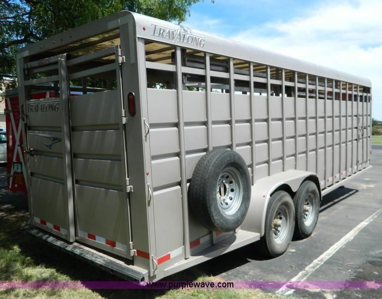 image for item J5109 2014 Liberty Travalong livestock trailer