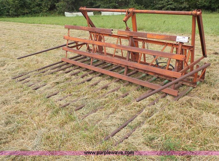 Farm Hand F10 loader buck rake in Stockton, MO Item K1610 sold