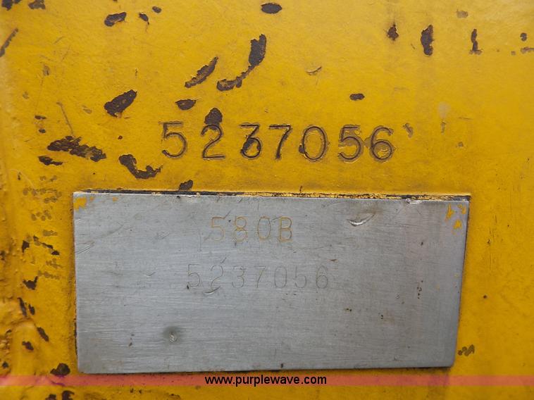 image for item K1612 Case 580B Construction King landscape tractor