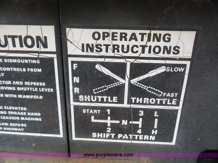 image for item K1612 Case 580B Construction King landscape tractor