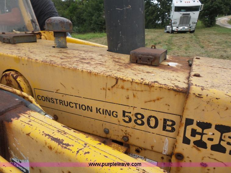 image for item K1612 Case 580B Construction King landscape tractor