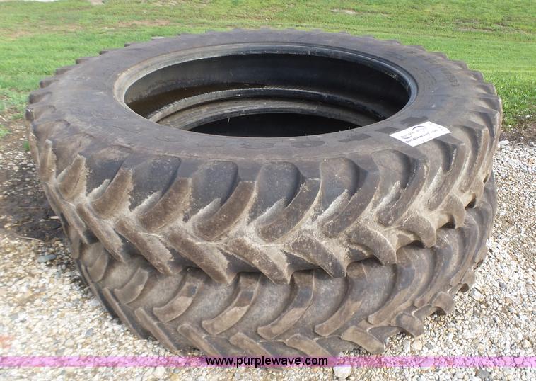 image for item K2146 (2) Firestone Radial 9100 IF380/105R50 tires