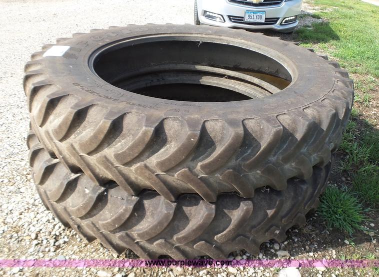 image for item K2146 (2) Firestone Radial 9100 IF380/105R50 tires