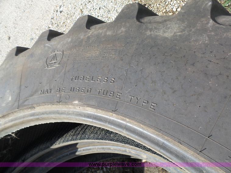 image for item K2146 (2) Firestone Radial 9100 IF380/105R50 tires