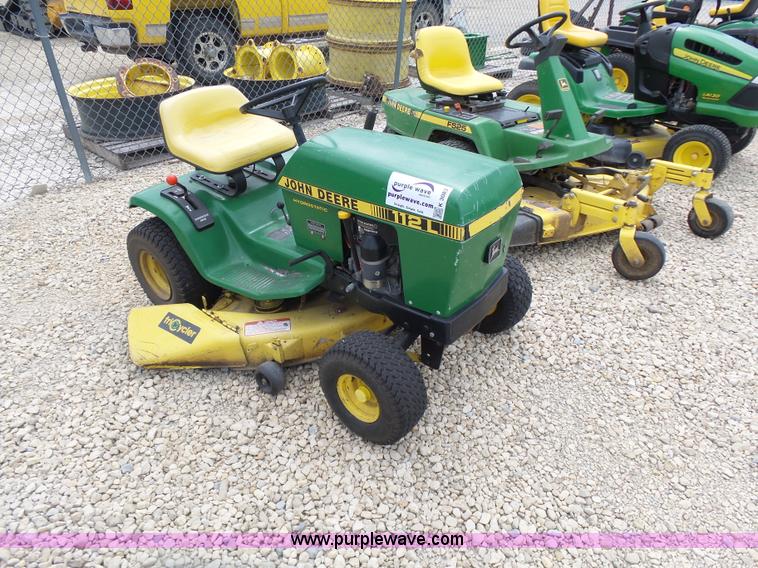 image for item K3083 John Deere 112L lawn mower